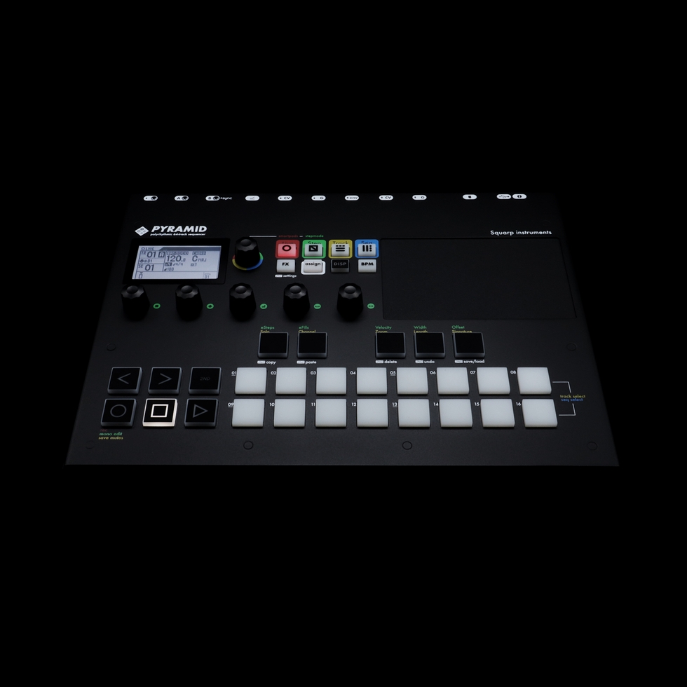 Pyramid mk3 polyrhythmic sequencer